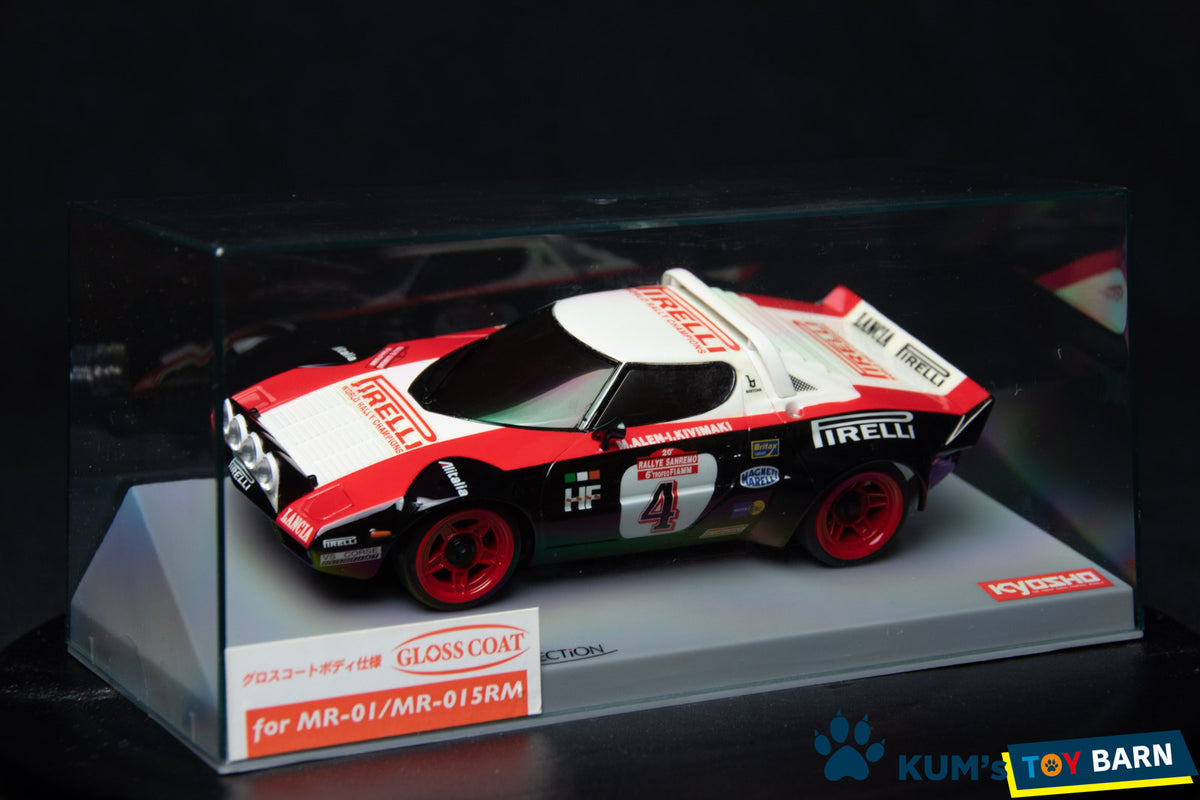 Kyosho Mini-z Body ASC LANCIA STRATOS '78 Sanremo No.4 MZG16SR