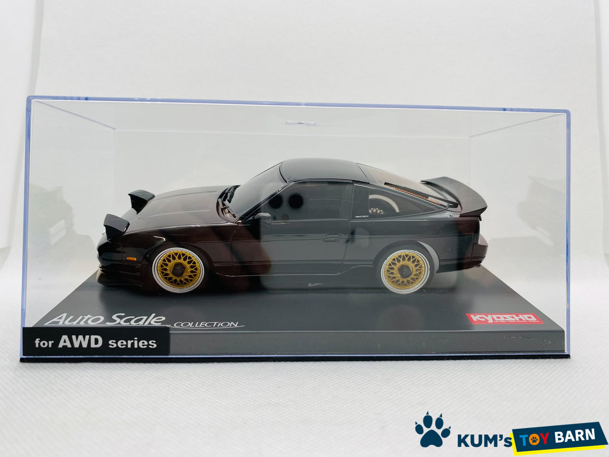 Kyosho Mini-z Body ASC Nissan 180SX with Aero Kit Black MZP432BK – KUM'S  TOY BARN