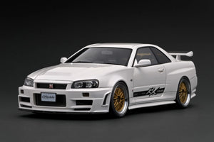 ignition 1/18 Nissan Skyline GT-R (BNR34) White IG3227