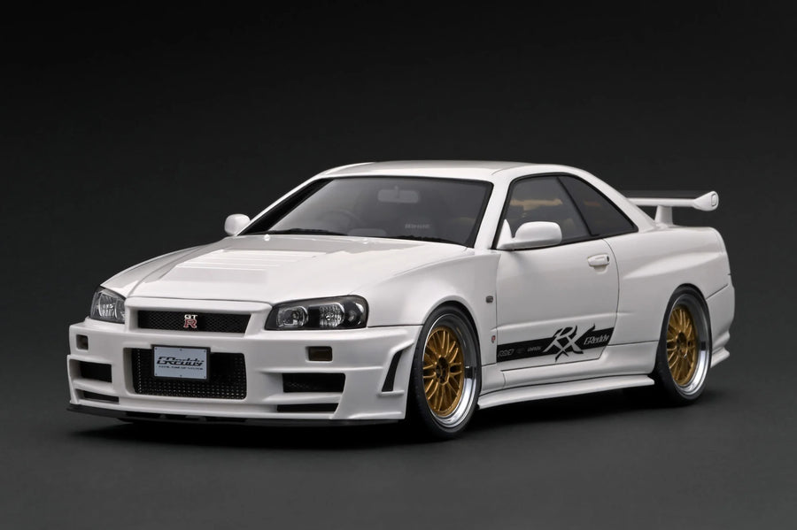 ignition 1/18 Nissan Skyline GT-R (BNR34) White IG3227