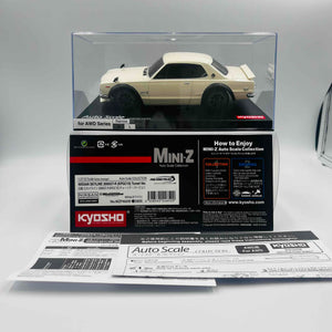 Kyosho Mini-z Body ASC NISSAN Skyline 2000GT-R (KPGC10) Tuned White MZP466W