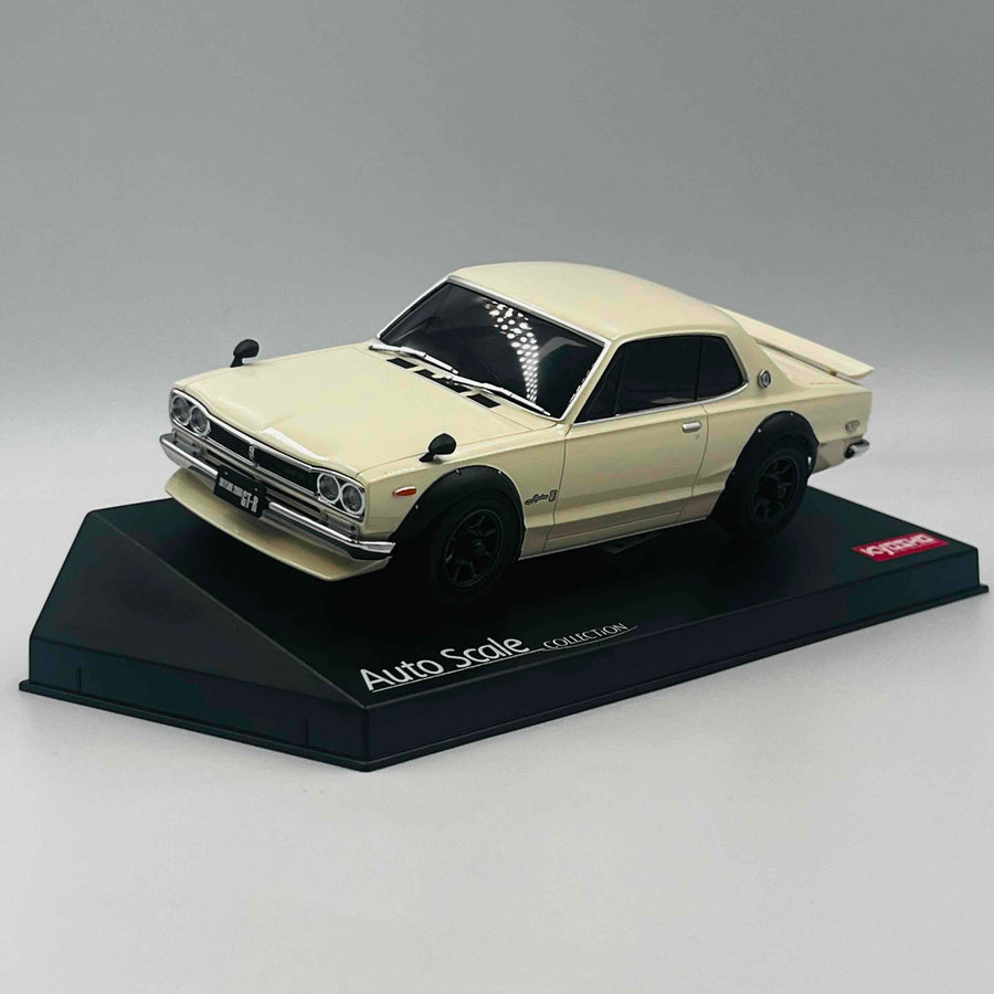 Kyosho Mini-z Body ASC NISSAN Skyline 2000GT-R (KPGC10) Tuned White MZP466W