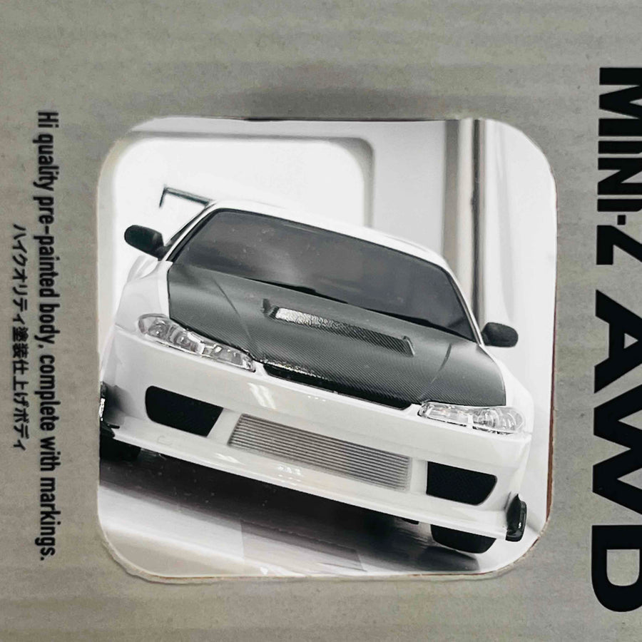 Kyosho MINI-Z AWD MA-020 NISSAN SILVIA S15 equipped with GT Wing White 32647W