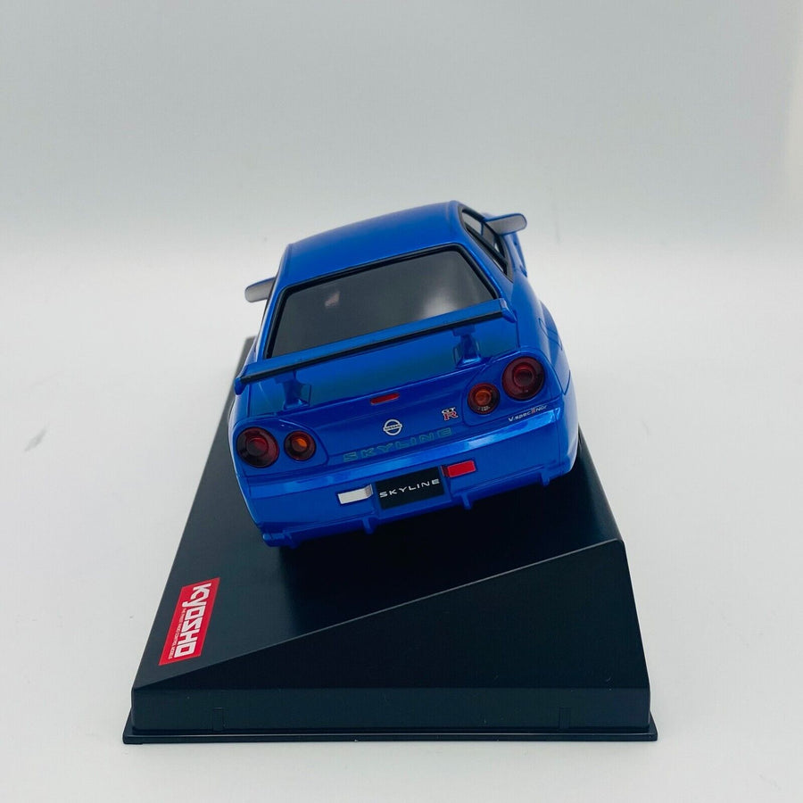 Kyosho MINI-Z Body NISSAN SKYLINE GT-R R34 V.specⅡNur Metallic Blue MZP460MB