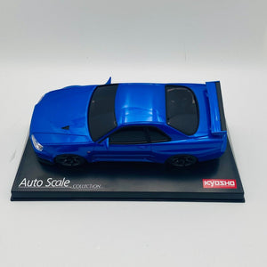 Kyosho MINI-Z Body NISSAN SKYLINE GT-R R34 V.specⅡNur Metallic Blue MZP460MB