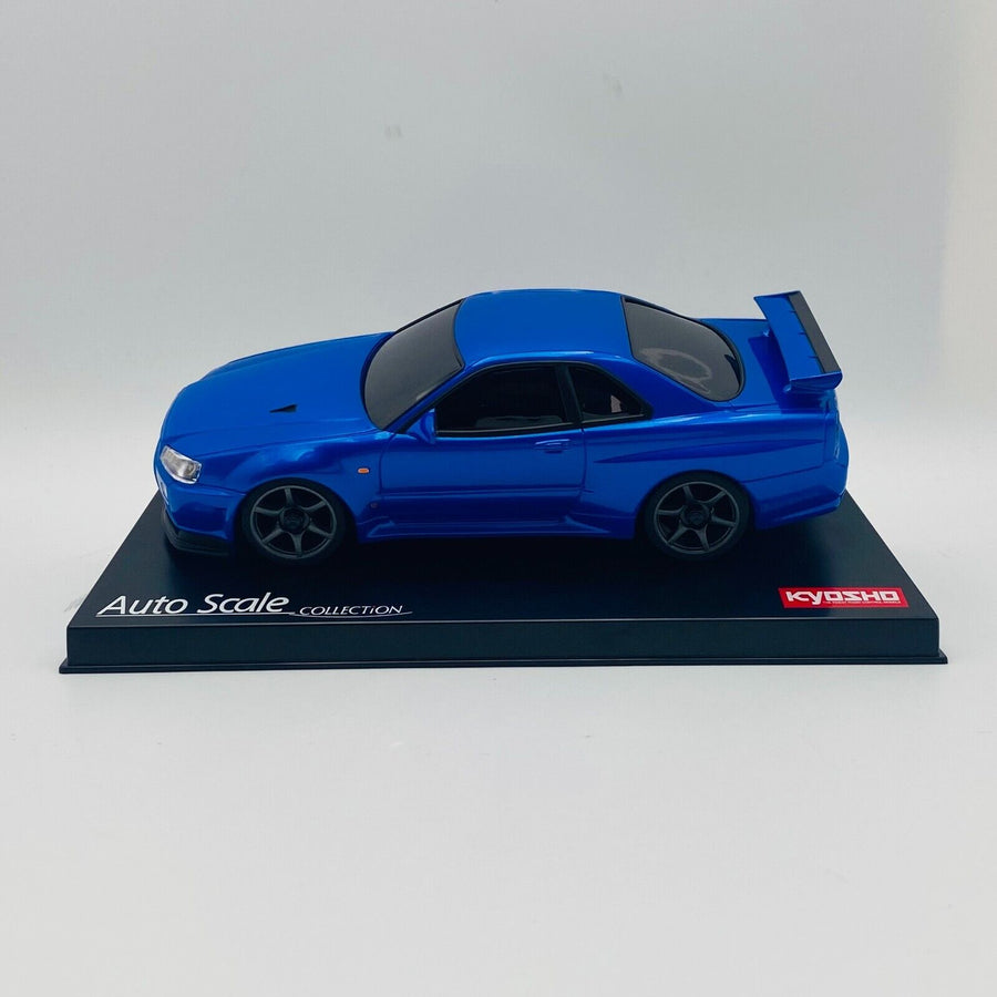 Kyosho MINI-Z Body NISSAN SKYLINE GT-R R34 V.specⅡNur Metallic Blue MZP460MB