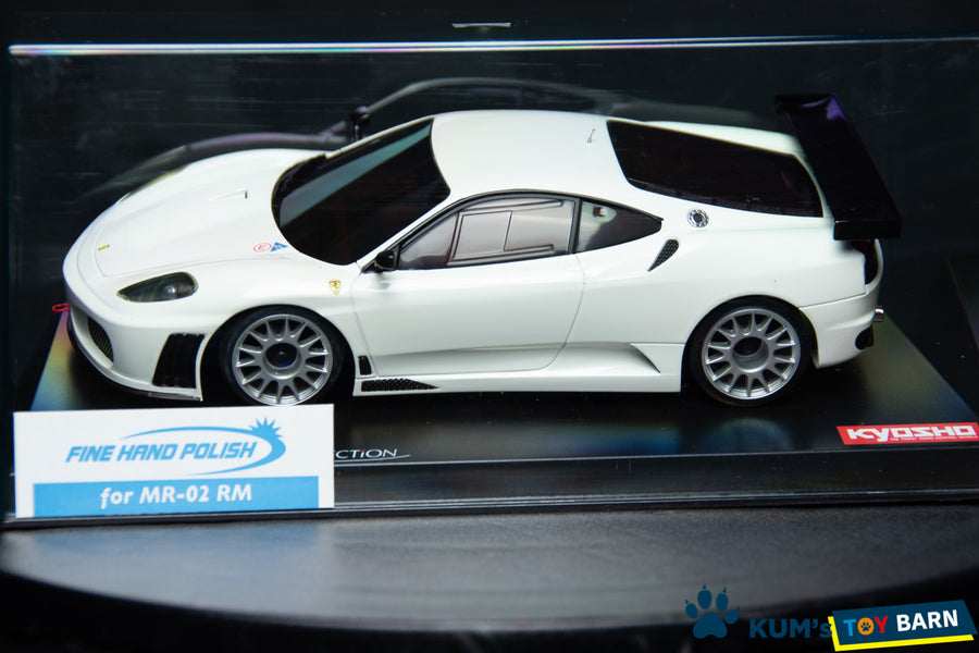 Kyosho Mini-z Body ASC Ferrari F430 GT GT Test Car White 2007 MZP328TW