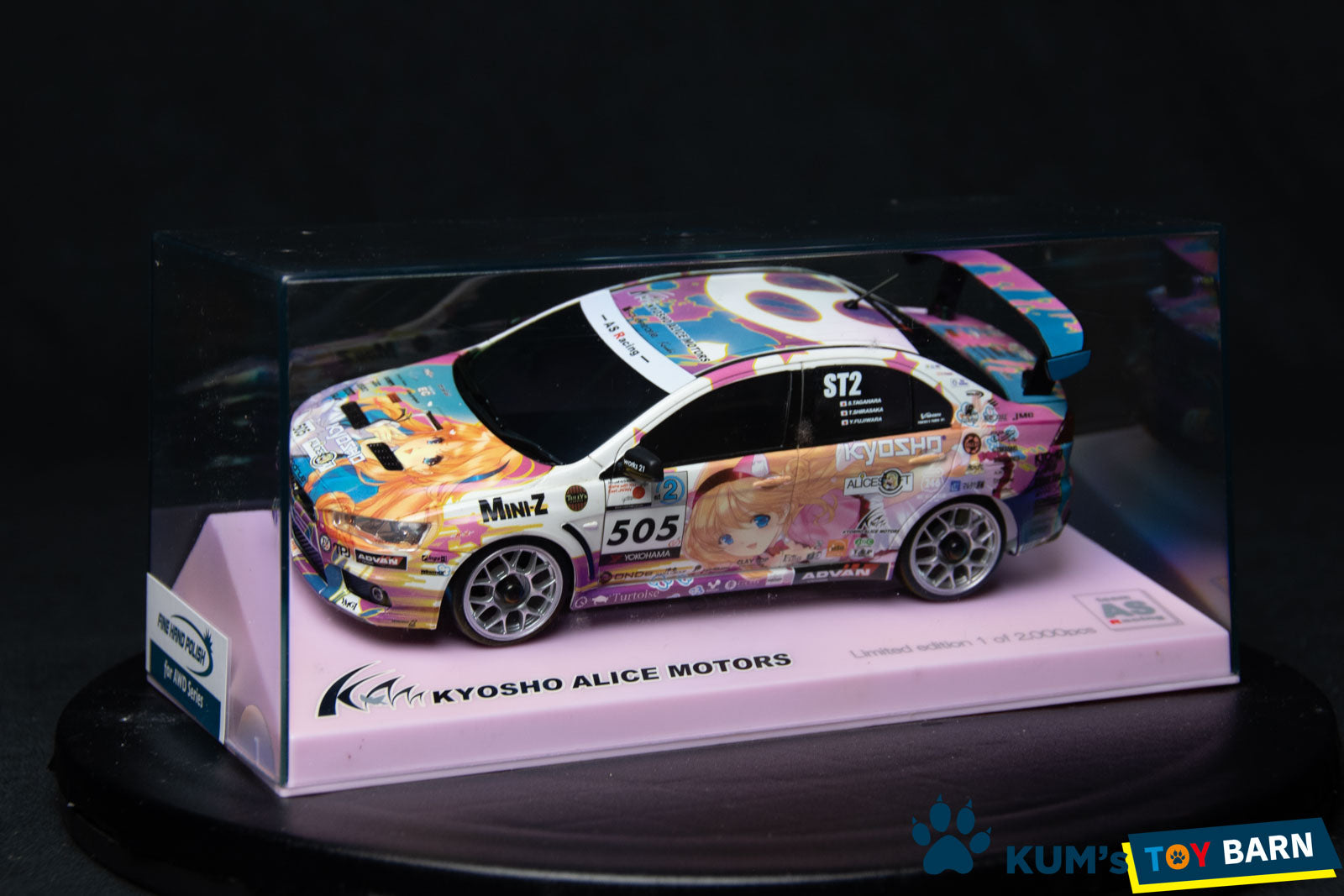 Kyosho Mini-z Body ASC MITSUBISHI KYOSHO ALICE MOTORS LANCER